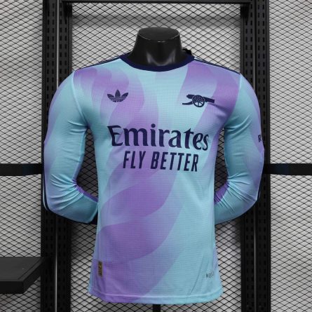 Long Sleeve Player Version Arsenal Third Jersey 2024/2025 - Image 1