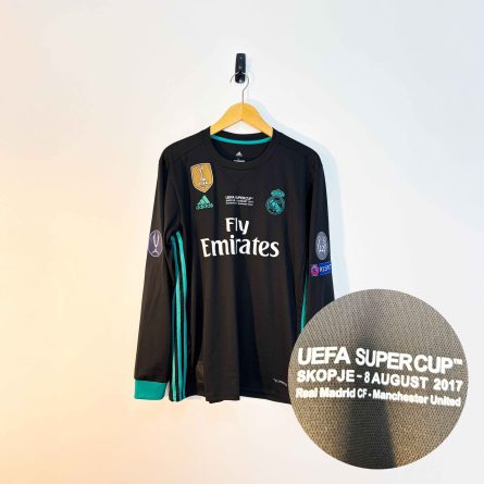 Long Sleeve Real Madrid Away 2017/2018 UEFA Super Cup Final Edition - Image 1