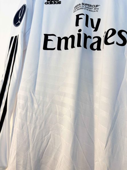 Long Sleeve Real Madrid Away 2014/2015 UEFA Super Cup Final Edition - Image 4