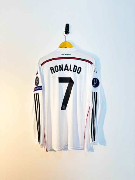 Long Sleeve Real Madrid Away 2014/2015 UEFA Super Cup Final Edition - Image 5