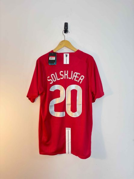 Manchester United Home Jersey 2008 – Solskjær Testimonial Match Edition - Image 4