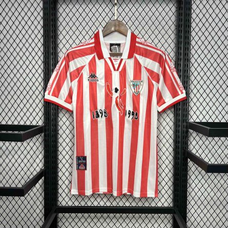 Athletic Bilbao Home 1995 1996 with Sponsor