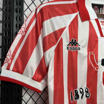 Athletic Bilbao Home 1995 1996 with Sponsor - Image 4