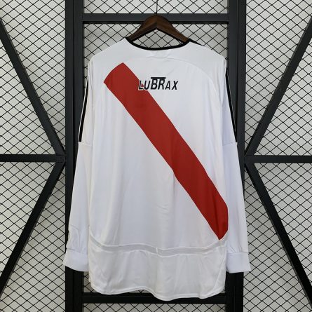 Long Sleeve River Plate Home Jersey 2006 2007 - Image 5
