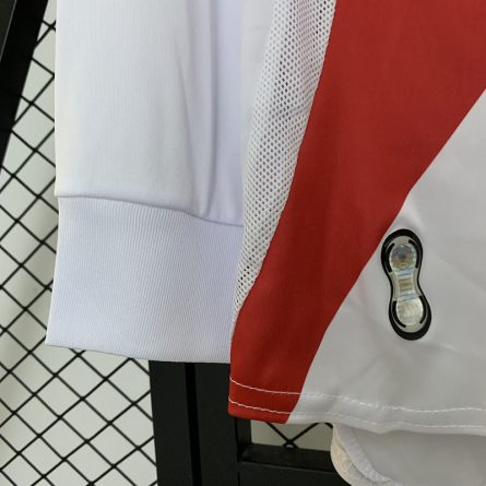 Long Sleeve River Plate Home Jersey 2006 2007 - Image 6