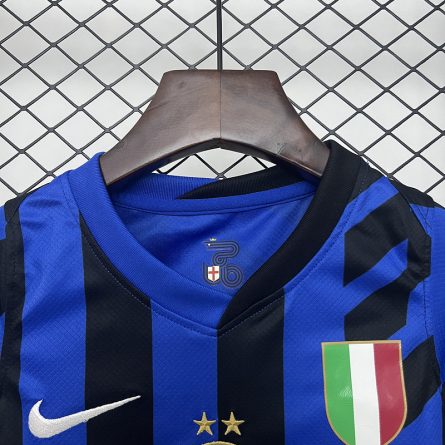 Kids Inter Milan Home Jersey 2024 2025 - Image 3