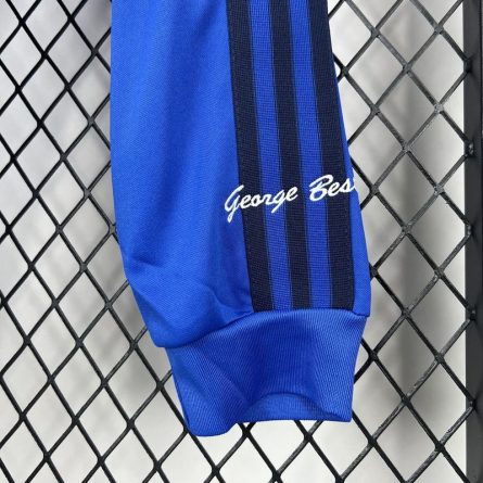 Manchester United x George Best Long Sleeve Jersey Blue - Image 4