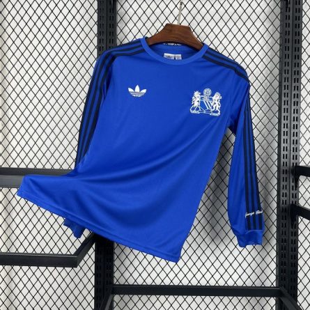 Manchester United x George Best Long Sleeve Jersey Blue - Image 1