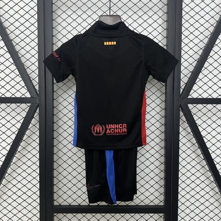 Kids Barcelona Away Jersey 2024 2025 - Image 2