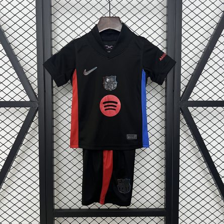 Kids Barcelona Away Jersey 2024 2025 - Image 1