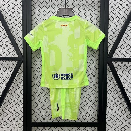Kids Barcelona 3rd Jersey 2024 2025 - Image 2