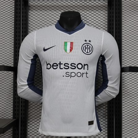 Long Sleeve Player Version Inter Milan Away Jersey 2024/2025 - Image 1
