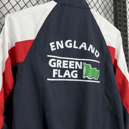 England Windbreaker Jacket 1998 Navy - Image 3