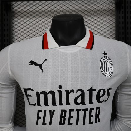 Long Sleeve Player Version AC Milan Away Jersey 2024/2025 - Image 4