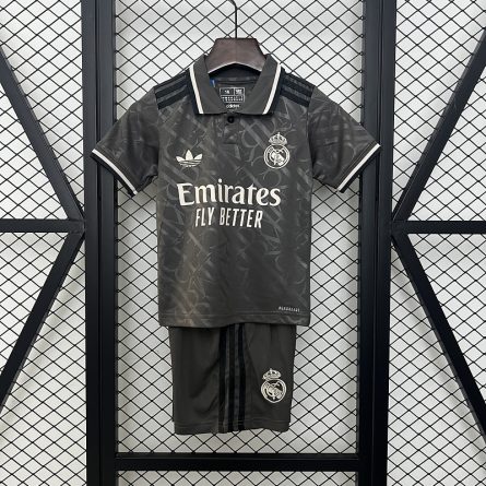 Kids Real Madrid 3rd Jersey 2024 2025 - Image 1