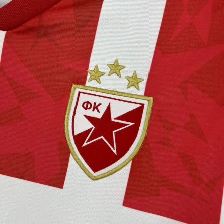 Crvena Zvezda (Red Star Belgrade) Home Jersey 2024-2025 - Image 6