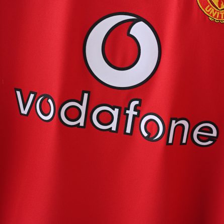 Long Sleeve Manchester United Home 2002 2004 - Image 3
