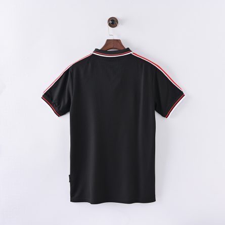 Manchester United Sharp Black Jersey 1998 2000 - Image 4