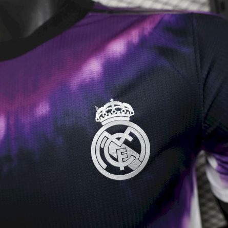 Real Madrid Prematch Jersey Purple - Image 2