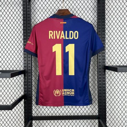 Barcelona Home Jersey 2024/2025 125 Years Anniversary Shirt - Image 2