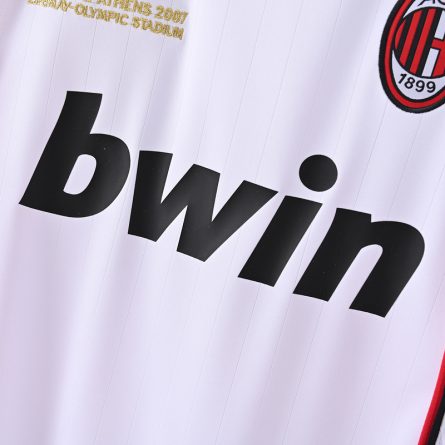 Long Sleeve AC Milan Away Jersey 2006 2007 Champions league final edition - Image 4