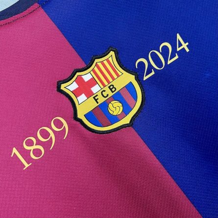 Barcelona Home Jersey 2024/2025 125 Years Anniversary Shirt - Image 3