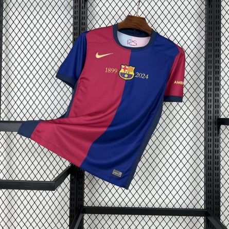 Barcelona Home Jersey 2024/2025 125 Years Anniversary Shirt - Image 1