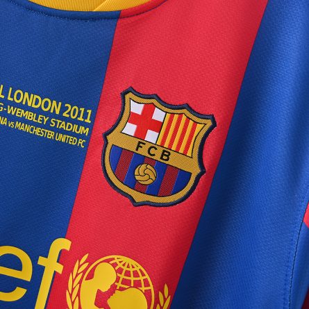 Long Sleeve Barcelona Home Champions League Final Edition 2011 - Image 4