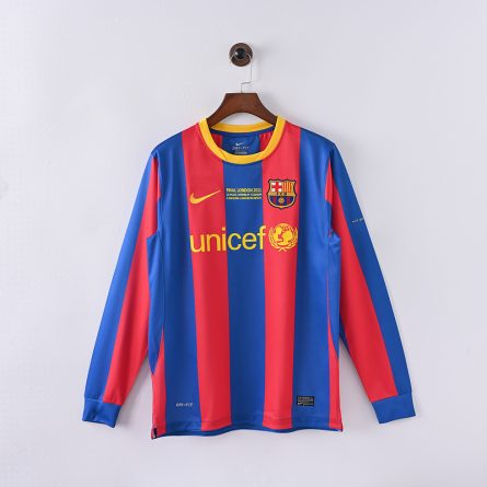 Long Sleeve Barcelona Home Champions League Final Edition 2011 - Image 1