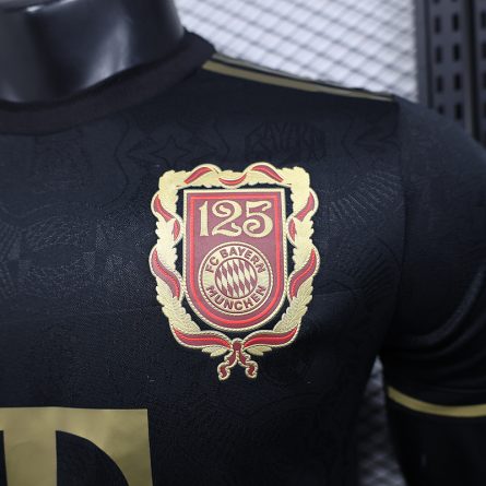 Player Version Bayern 125th Years Anniversary Jersey Black Edition - Image 3