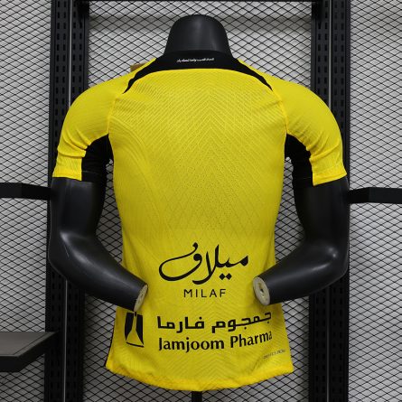 Player Version Al Ittihad Home Jersey 2024 2025 - Image 3