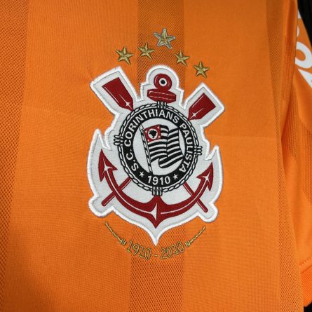 Corinthians Goalkeeper Orange Jersey 2010 - Image 4