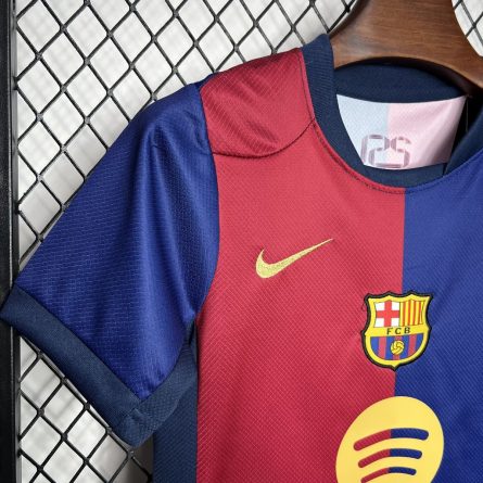 Kids Barcelona Home Jersey 2024 2025 - Image 2