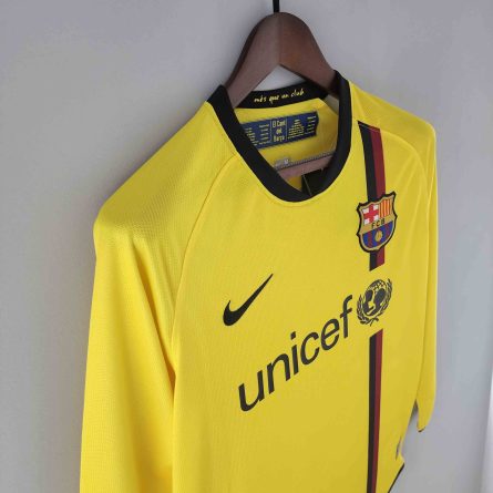 Long Sleeve Barcelona Away 2008/2009 - Image 6