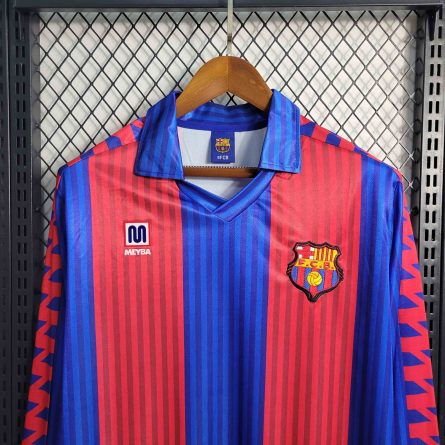 Long Sleeve Barcelona Home 1990 1991 - Image 2