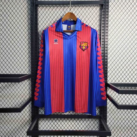 Long Sleeve Barcelona Home 1990 1991 - Image 1