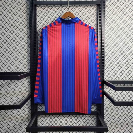 Long Sleeve Barcelona Home 1990 1991 - Image 3