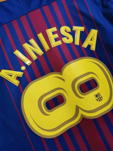 Barcelona Home 2017 2018 INIESTA Last Match Edition - Image 4