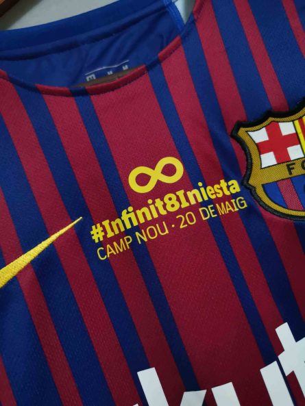 Barcelona Home 2017 2018 INIESTA Last Match Edition - Image 3