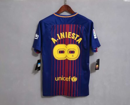 Barcelona Home 2017 2018 INIESTA Last Match Edition - Image 2
