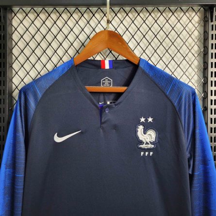 Long Sleeve France Home 2018 World Cup - Image 4