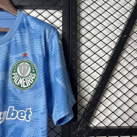 Palmeiras Goalkeeper Jersey Blue 2025–2026 - Image 4