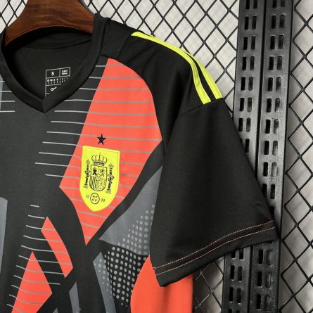 Spain Goalkeeper Black Jersey 2024 - Image 3