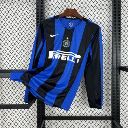Long Sleeve Inter Milan Home 2004 2005 - Image 1