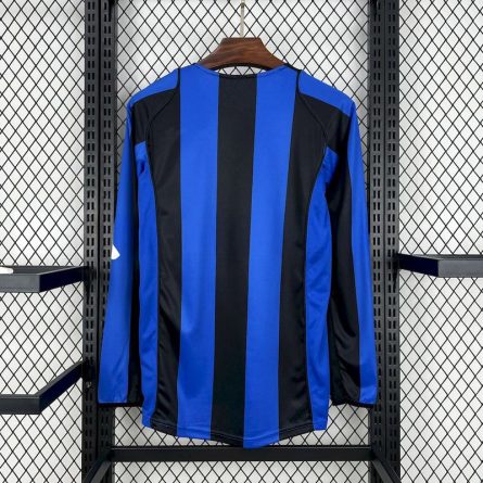 Long Sleeve Inter Milan Home 2004 2005 - Image 2