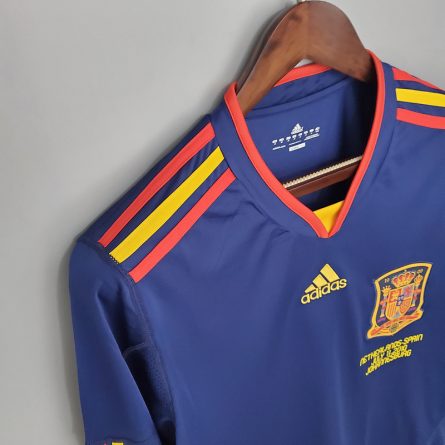 Long Sleeve Spain Away 2010 World Cup Final - Image 5