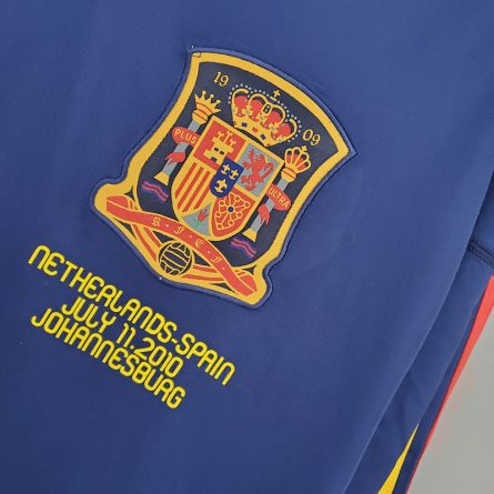 Long Sleeve Spain Away 2010 World Cup Final - Image 4