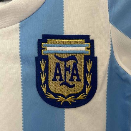 Kids Retro Jersey Argentina Home 1986 - Image 5
