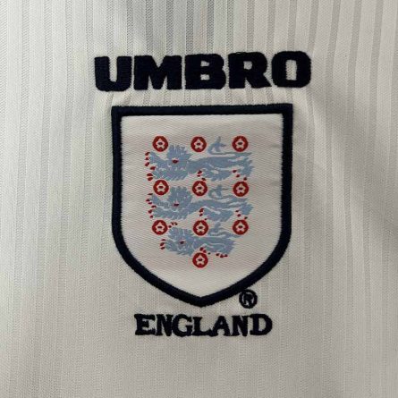 Kids Retro Jersey England Home 1998 - Image 6