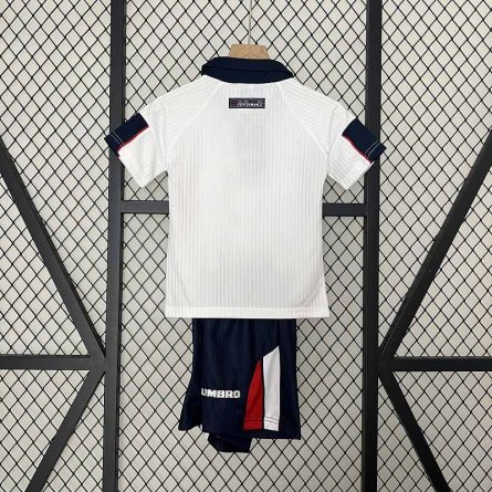 Kids Retro Jersey England Home 1998 - Image 4